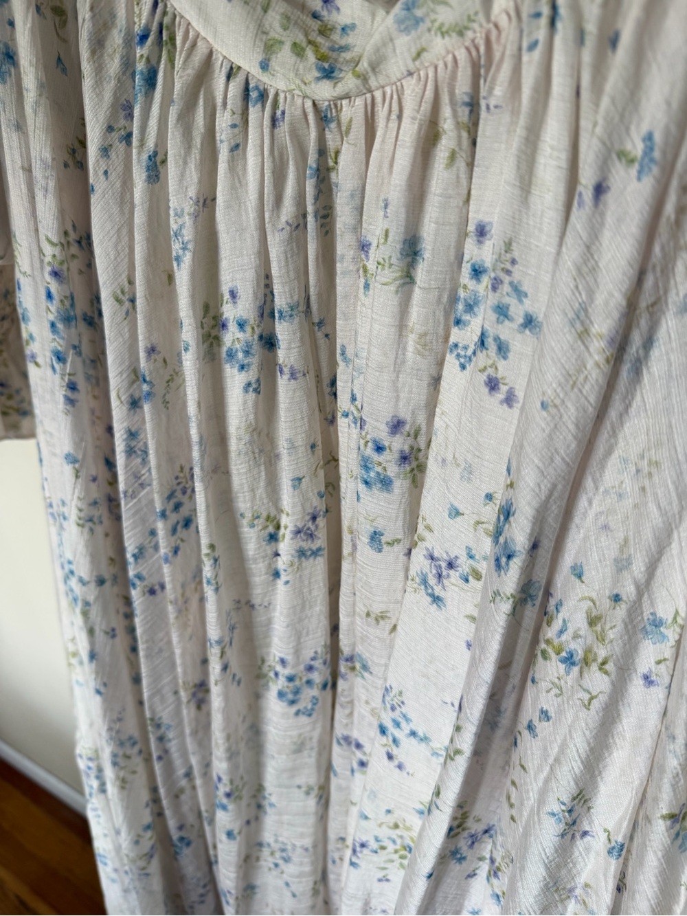 Dear Skye Blue Floral Worth Collective Maxi Dress - Picture 9 of 11